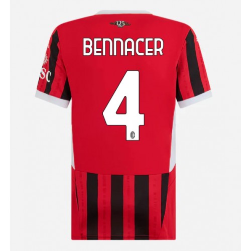 Dres AC Milan Ismael Bennacer #4 Domaci za Žensko 2024-25 Kratak Rukav